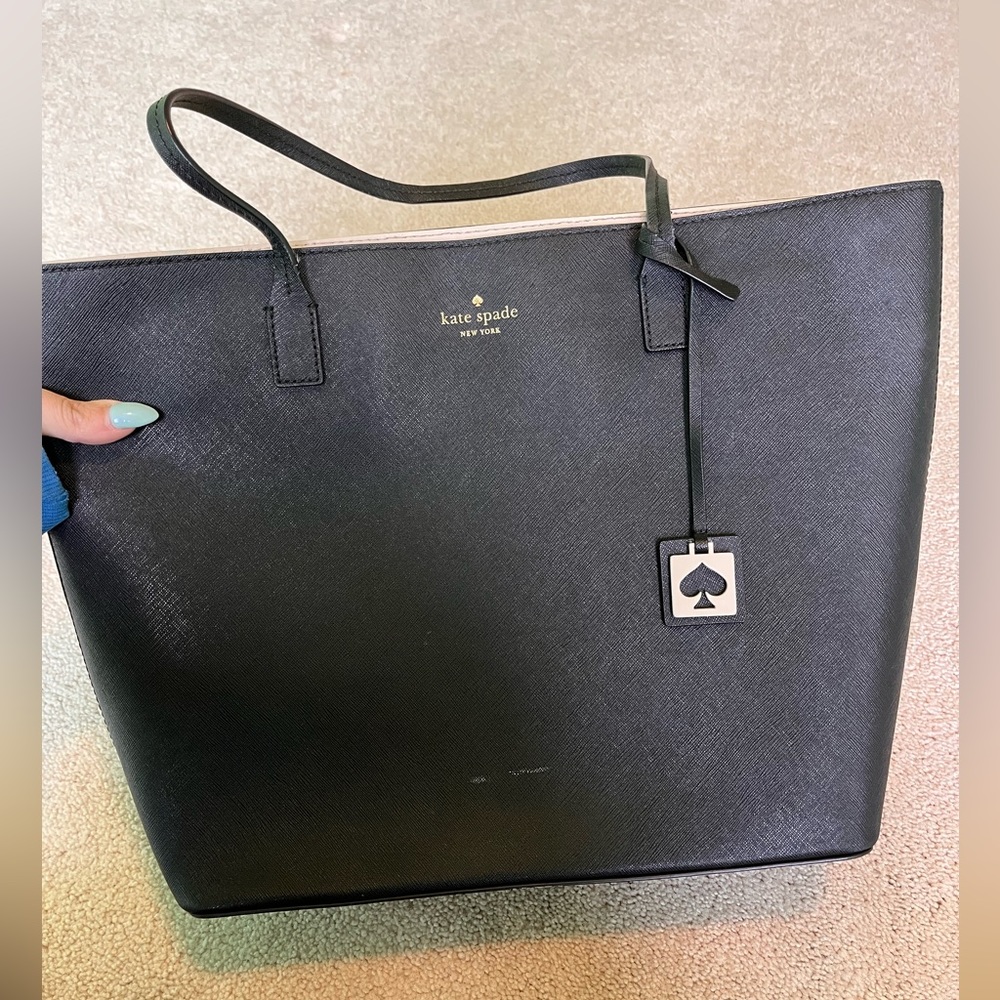 Kate Spade black tote bag